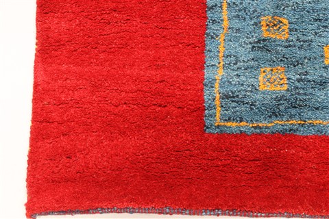 Gabbeh Red Hand Knotted 42 X 511 Area Rug 100-28072 Image 5