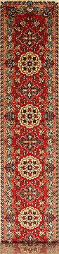 Persian Tabriz Beige Runner 13 to 15 ft Wool Carpet 28076