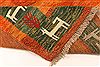 Gabbeh Beige Hand Knotted 47 X 77 Area Rug 100-28077 Thumb 10