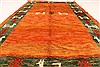 Gabbeh Beige Hand Knotted 47 X 77 Area Rug 100-28077 Thumb 14