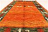 Gabbeh Beige Hand Knotted 47 X 77 Area Rug 100-28077 Thumb 2