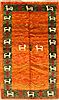 Gabbeh Beige Hand Knotted 47 X 77 Area Rug 100-28077 Thumb 0