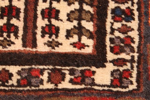 Bakhtiar Red Hand Knotted 51 X 85 Area Rug 100-28078 Image 14