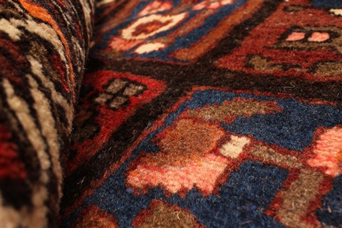 Bakhtiar Red Hand Knotted 51 X 85 Area Rug 100-28078 Image 4