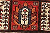 Bakhtiar Red Hand Knotted 51 X 85  Area Rug 100-28078 Thumb 13