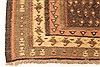 Kilim Brown Runner Hand Knotted 45 X 98  Area Rug 100-28087 Thumb 9