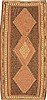 Kilim Brown Runner Hand Knotted 45 X 98  Area Rug 100-28087 Thumb 0