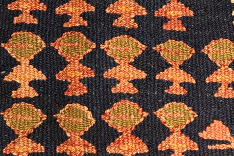 Kilim Blue Runner Hand Knotted 43 X 106 Area Rug 100-28090 Image 6