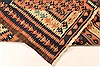 Kilim Blue Runner Hand Knotted 43 X 106 Area Rug 100-28090 Thumb 2