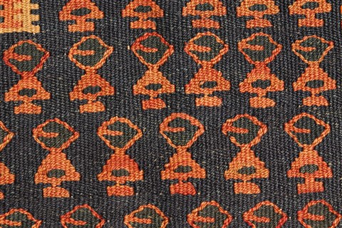 Kilim Blue Runner Hand Knotted 42 X 98 Area Rug 100-28092 Image 12