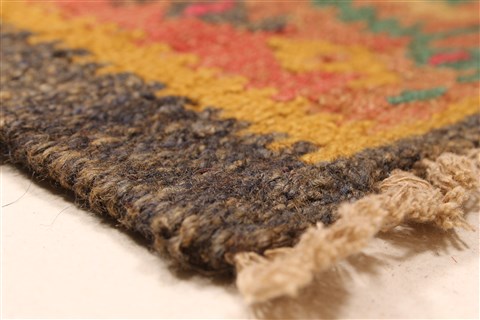 Kilim Blue Runner Hand Knotted 43 X 94 Area Rug 100-28093 Image 8