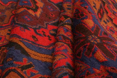 Baluch Red Hand Knotted 811 X 128 Area Rug 100-28094 Image 2