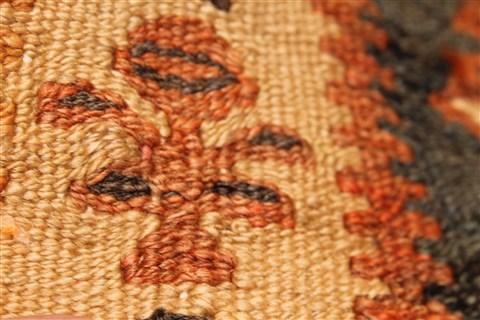 Kilim Brown Runner Hand Knotted 45 X 103 Area Rug 100-28099 Image 10