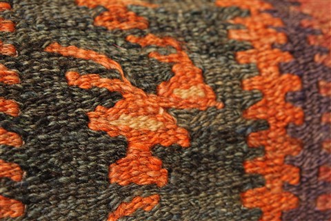 Kilim Brown Runner Hand Knotted 45 X 103 Area Rug 100-28099 Image 9