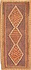Kilim Brown Runner Hand Knotted 45 X 103  Area Rug 100-28099 Thumb 0