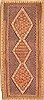 Kilim Brown Runner Hand Knotted 45 X 103 Area Rug 100-28099 Thumb 0