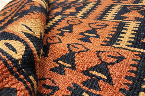 Kilim Beige Flat Woven 48 X 93 Area Rug 100-28100 Image 9