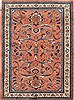 Sarouk Red Hand Knotted 49 X 66  Area Rug 500-28103 Thumb 0