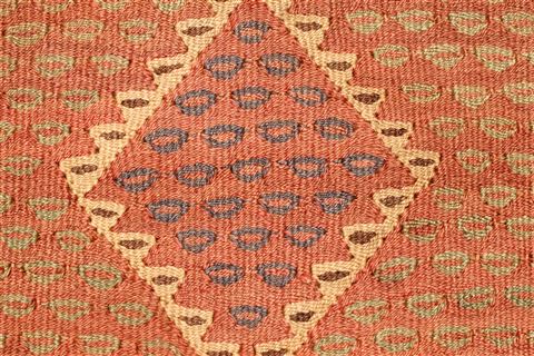 Kilim Brown Runner Hand Knotted 44 X 91 Area Rug 100-28107 Image 4