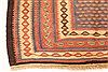 Kilim Brown Runner Hand Knotted 44 X 91  Area Rug 100-28107 Thumb 6