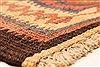Kilim Brown Runner Hand Knotted 44 X 91 Area Rug 100-28107 Thumb 7