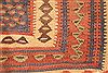 Kilim Brown Runner Hand Knotted 44 X 91 Area Rug 100-28107 Thumb 8