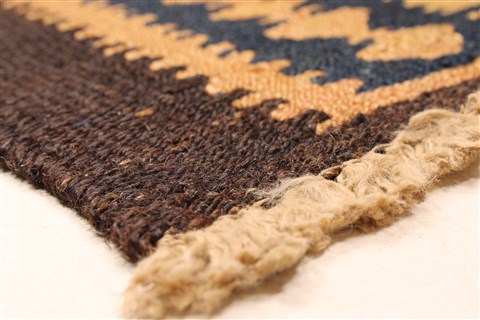 Kilim Blue Runner Hand Knotted 43 X 93 Area Rug 100-28108 Image 7