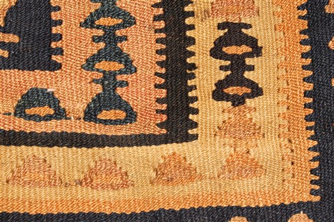 Kilim Blue Runner Hand Knotted 43 X 93 Area Rug 100-28108 Image 8