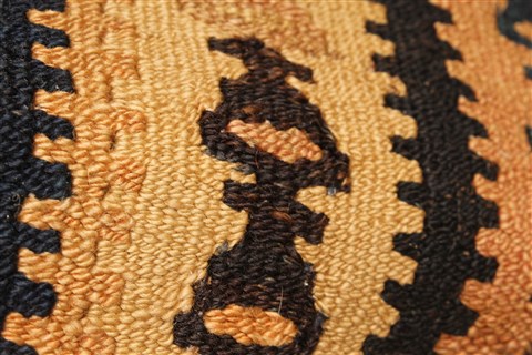 Kilim Blue Runner Hand Knotted 43 X 93 Area Rug 100-28108 Image 9