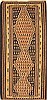 Kilim Blue Runner Hand Knotted 43 X 93 Area Rug 100-28108 Thumb 0