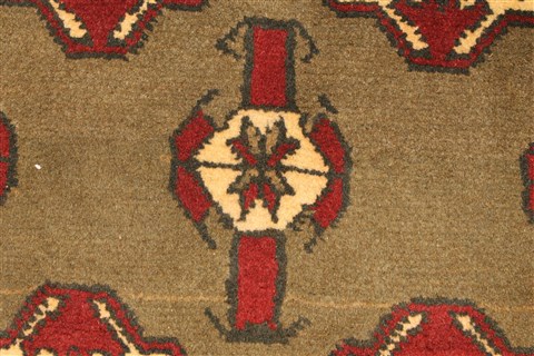 Kashmar Beige Runner Hand Knotted 18 X 93 Area Rug 100-28109 Image 5