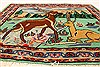 Kashmar Green Hand Knotted 22 X 29 Area Rug 100-28111 Thumb 3