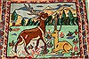 Kashmar Green Hand Knotted 22 X 29 Area Rug 100-28111 Thumb 7