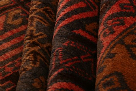 Baluch Red Hand Knotted 65 X 97 Area Rug 253-28112 Image 2
