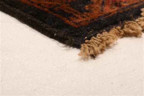 Baluch Red Hand Knotted 50 X 94 Area Rug 100-28114 Image 6