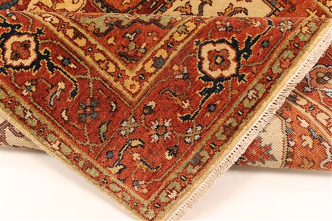 Serapi Brown Hand Knotted 40 X 61 Area Rug 250-28115 Image 2