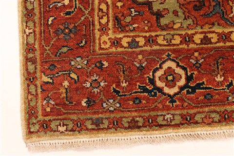 Serapi Brown Hand Knotted 40 X 61 Area Rug 250-28115 Image 7