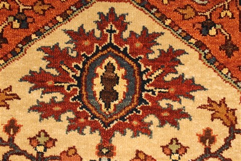 Serapi Brown Hand Knotted 40 X 61 Area Rug 250-28115 Image 9