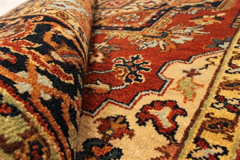 Serapi Brown Hand Knotted 40 X 511 Area Rug 250-28116 Image 1