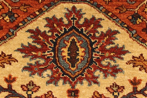 Serapi Beige Hand Knotted 41 X 61 Area Rug 250-28117 Image 8