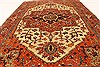 Serapi Beige Hand Knotted 41 X 61  Area Rug 250-28117 Thumb 3