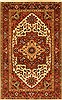 Serapi Beige Hand Knotted 311 X 63  Area Rug 250-28120 Thumb 0