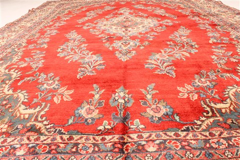 Hamedan Beige Hand Knotted 97 X 133 Area Rug 100-28124 Image 4