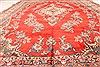 Hamedan Beige Hand Knotted 97 X 133 Area Rug 100-28124 Thumb 4