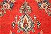 Hamedan Beige Hand Knotted 97 X 133 Area Rug 100-28124 Thumb 9