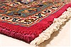 Kashmar Red Hand Knotted 96 X 130  Area Rug 100-28125 Thumb 11