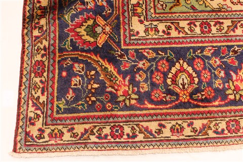 Tabriz Red Hand Knotted 93 X 125 Area Rug 100-28126 Image 11