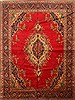 Tabriz Red Hand Knotted 93 X 125 Area Rug 100-28126 Thumb 0