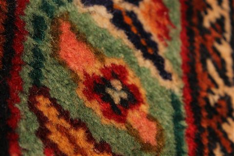 Tabriz Blue Hand Knotted 98 X 127 Area Rug 100-28128 Image 1