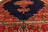 Tabriz Blue Hand Knotted 98 X 127 Area Rug 100-28128 Thumb 17